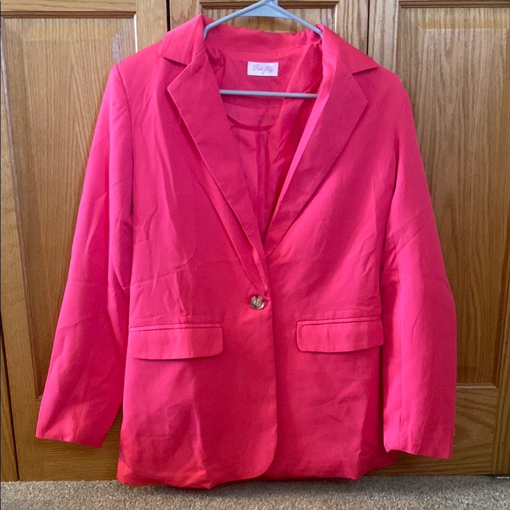 Women's Pink Blazer